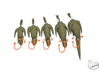 Bracco Teacher Ente Dummy – khaki, verschiedene Gewichte.