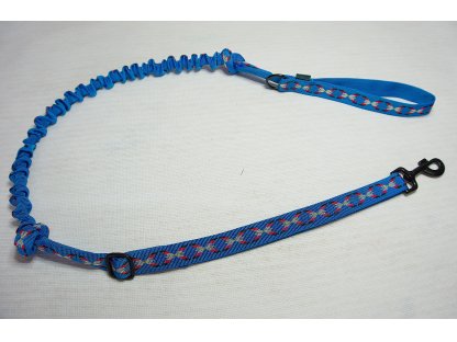 Bracco Leash with shock absorber for the dog, various colors and sizes - with handle