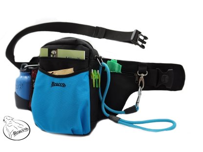 Bracco dog training belt Multi, black/blue.