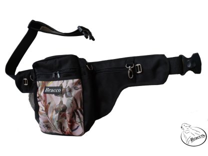 Bracco Trainingsgürtel Hund Multi, Schwarz- Blumen 2