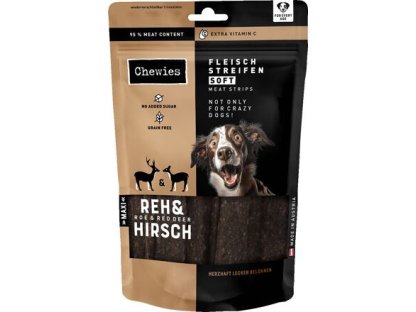 Chewies Fleischstreifen Soft Roe and Red Deer Maxi 150 g