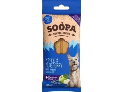 Soopa Apple & BlueBerry Dental Sticks 100 g