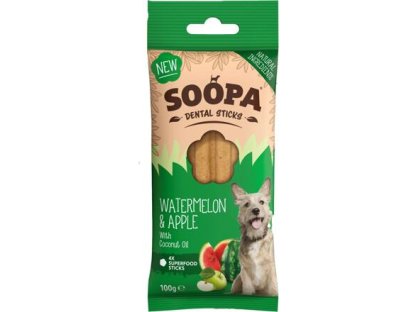 Soopa Watermelon & Apple Dental Sticks 100 g