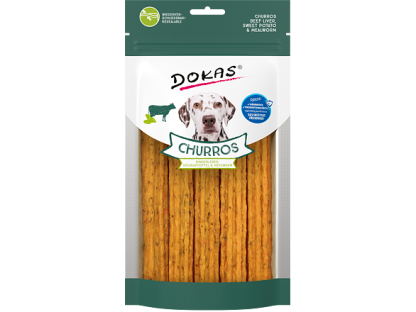 Dokas Churros with beef liver, sweet potato & mealworm 150 g