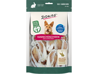 Dokas Dried rabbit ears with fur 100 g