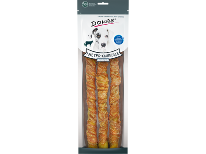 Dokas Chewing stick with chicken 1 metre 315 g