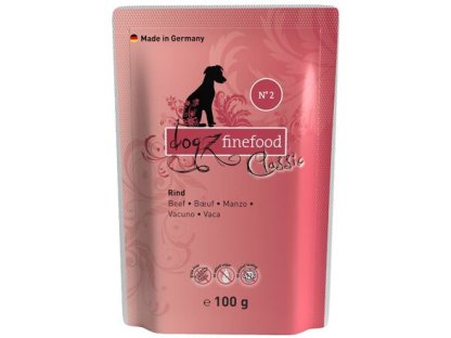 Dogz Finefood No.2 - Beef 100 g