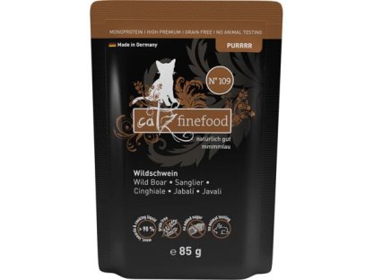 Catz Finefood Purr No.109 – Wild Boar 85 g