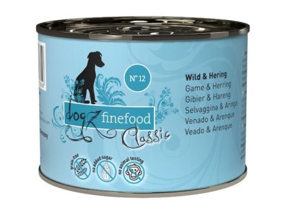 Dogz Finefood No.12 – Venison and herring 200 g