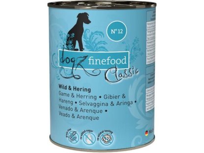 Dogz Finefood No.12 – Venison and herring 400 g