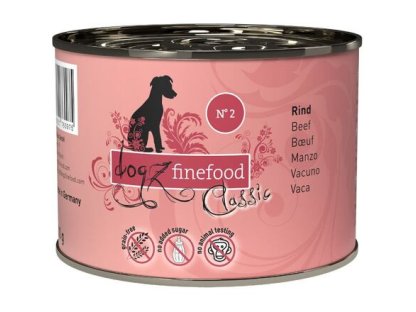 Dogz Finefood No.2 - Beef 200 g