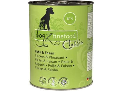 Dogz Finefood No.4 – Chicken and pheasant 400 g