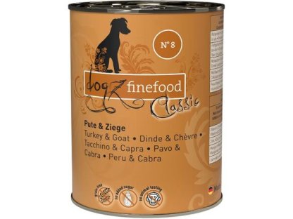 Dogz Finefood No.8 – Turkey and goat 400 g