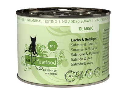 Catz Finefood No.5 – Salmon and Poultry 200 g