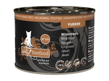 Catz Finefood Purr No.109 – Wild Boar 200 g