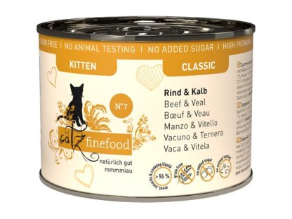 CF Classic Kitten No.7 - with beef, veal, apricots and pineapple 200 g