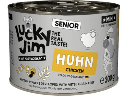 Lucky Jim Classic MINI Senior s kuřecím masem 200 g