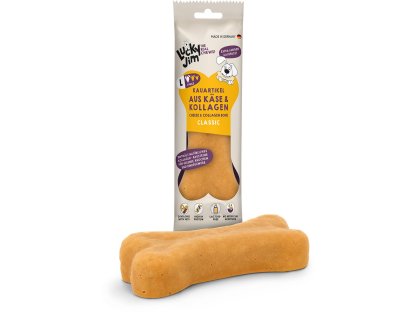Lucky Jim Käse & Kollagen Sýrová kost s kolagenem – Classic L 120 g