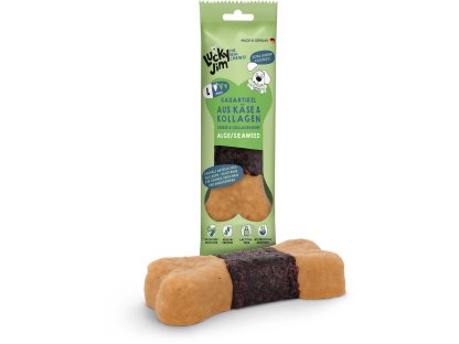Lucky Jim Käse & Kollagen Sýrová kost s kolagenem – Mořská řasa L 120 g
