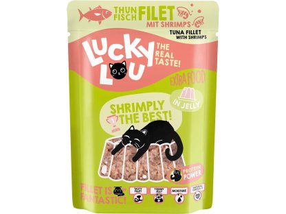 Lucky Lou Extra Food Filet z tuňáka s krevetami v želé 70 g