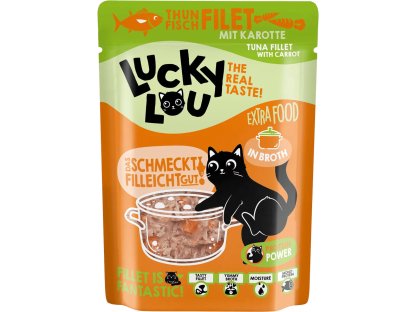 Lucky Lou Extra Food Filet z tuňáka s mrkví ve vývaru 70 g