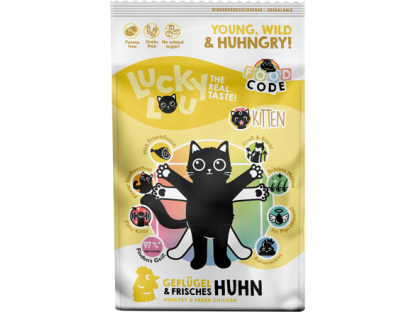 Lucky Lou Kitten Geflügel & Huhn s kuřecím 750 g