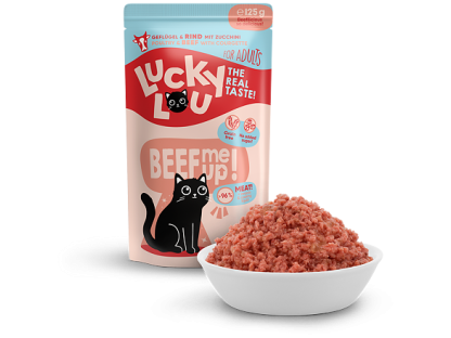 Lucky Lou Lifestage Adult Poultry & Beef 125 g