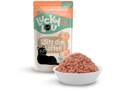 Lucky Lou Lifestage Adult s drůbežím a králičím masem 125 g