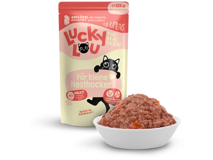 Lucky Lou Lifestage Kitten Poultry 125 g