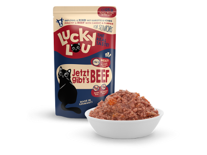 Lucky Lou Lifestage Senior Poultry & Beef 125 g