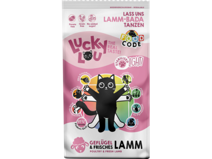 Lucky Lou Light Poultry & Fresh Lamb 340 g