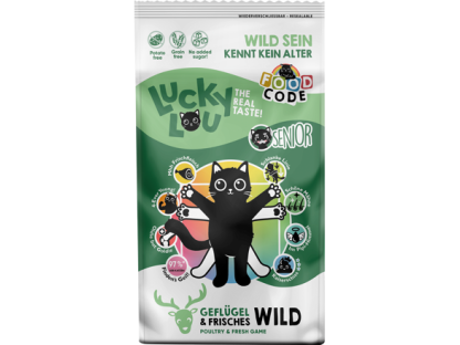 Lucky Lou Senior Geflügel & Wild se zvěřinou 340 g