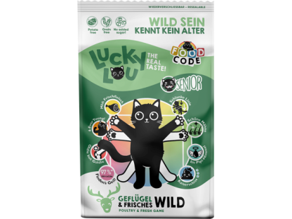 Lucky Lou Senior Geflügel & Wild se zvěřinou 750 g