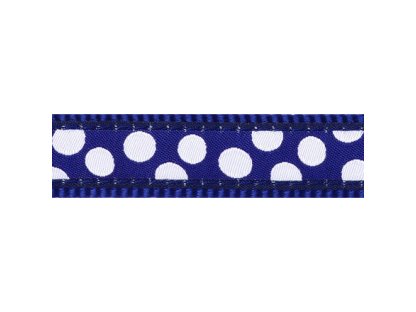 Ob. pol.RD 20 mm x 33-50 cm- White Spots on Navy