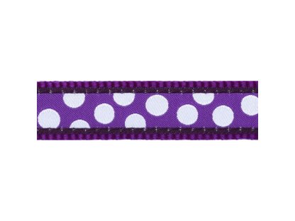 Ob. pol.RD 20 mm x 33-50 cm- White Spots on Purple