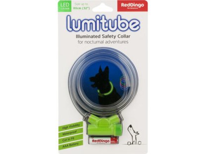 Lumitube Collar S-L - 15 - 80 cm – Green