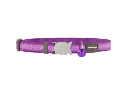 Cat Collar 12 mm x 20-32 cm– Butterfly Purple