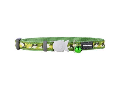 Cat Collar 12 mm x 20-32 cm– Camouflage Green