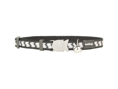 Cat Collar 12 mm x 20-32 cm – Refl. Ziggy Black