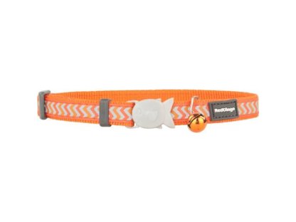 Cat Collar 12 mm x 20-32 cm – Refl. Ziggy Orange