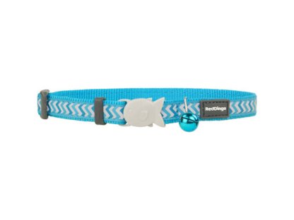 Cat Collar 12 mm x 20-32 cm – Refl.Ziggy Turquoise