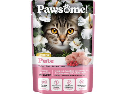 Pawsome! Adult light s krůtím masem 85 g