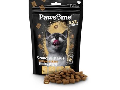 Pawsome! Crunchy Paws s drůbežím masem a sýrem 150 g