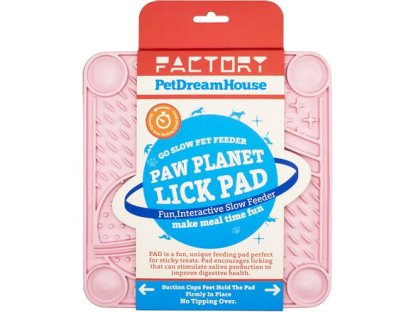 PetDreamHouse Paw Planet Lick Pad – baby pink