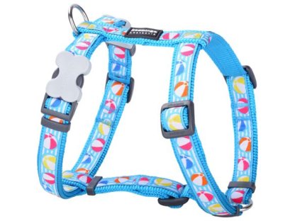 Dog Harness 12 mm x 30-44 cm - Beach Ball Turquoise