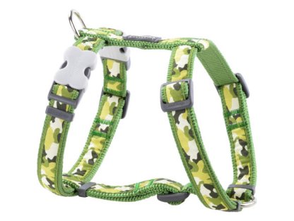 Dog Harness 12 mm x 30-44 cm - Camouflage Green