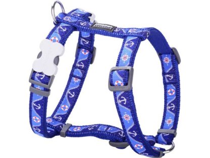 Dog Harness 12 mm x 30-44 cm -Nautical Dark Blue