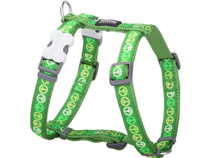 Dog Harness 12 mm x 30-44 cm - Peace Green