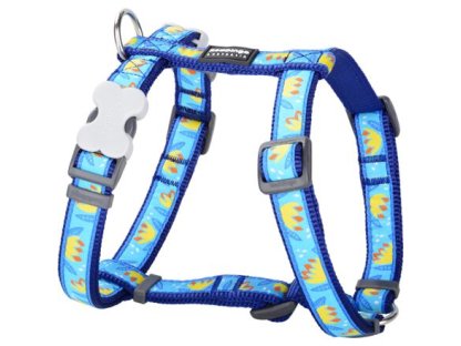 Dog Harness 12 mm x 30-44 cm - Tropical Dark Blue