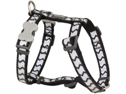 Dog Harness 12 mm x 30-44 cm – Refl. Ziggy Black